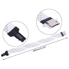 Micro SD TF to SD Female Memory Card Kit Male to Female Extension Cable Adapter
