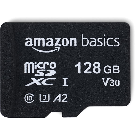Micro SDXC Memory Card with Full Size Adapter, A2, U3, Read Speed up to 100 MB/s, 128 GB,