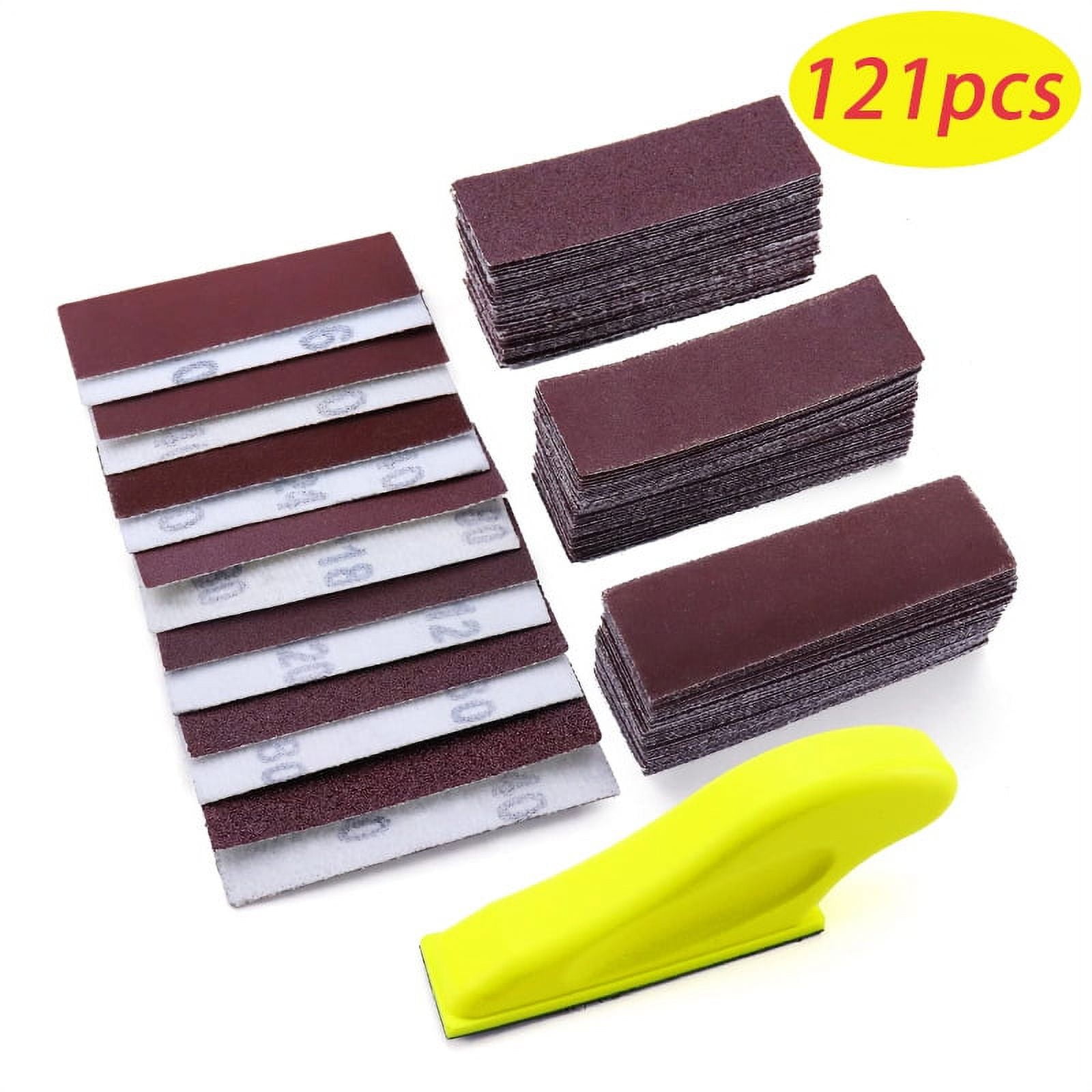 Micro Sanding Tools 3.5 x 1 Detail Sander for Small Projects, Mini