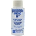 thumbnail image 1 of Micro Scale Decal Setting Solution, Micro Set MI1 and Micro Sol MI2, Two Bottles of Each with Spice of Life Paintbrush Set, 1 of 3