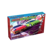 Micro Scalextric Super Speed Race Set - Lamborghini vs Porsche - Battery Powered Set