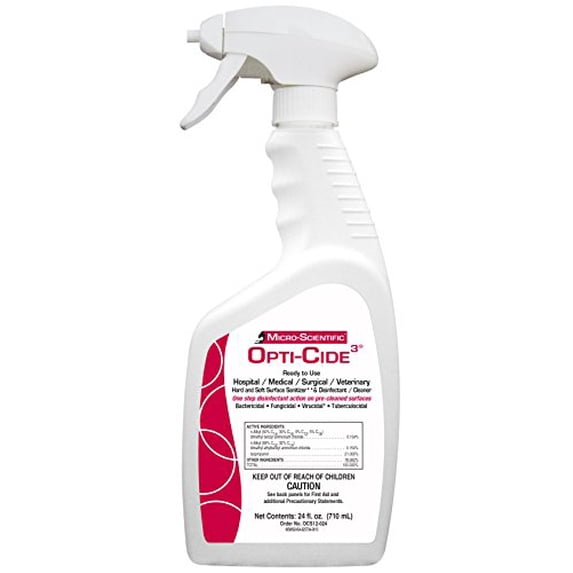 Micro-Scientific Opti-Cide3 Healthcare Grade Disinfectant Cleaner and Sanitizer Spray