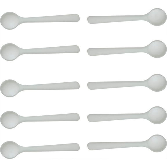 Micro Scoop 10PC S 1 gram PP Static-Free Smidgen Measuring Spoons Tiny Scoop for Cosmetics, Medicines, Powders and Natural Sweeteners