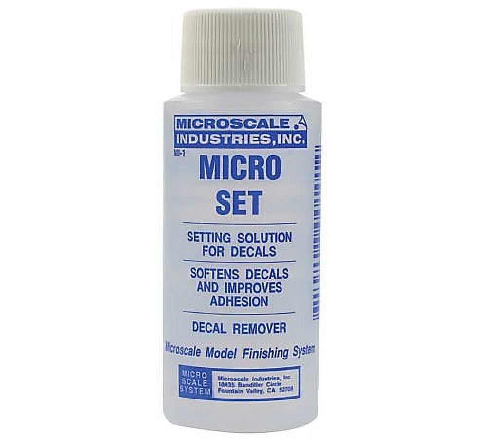 Microscale MI-1/MI-2 Micro Set/Sol Decal Setting Solution 1oz