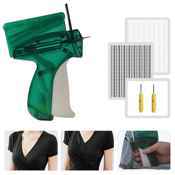 Micro Stitch 2026 Upgraded Mini Handheld Stitch Gun with Storage Box and 1500 Fasteners, Portable Sewing Machine Fabric Mending Tool, Fix Anything in 10 Seconds