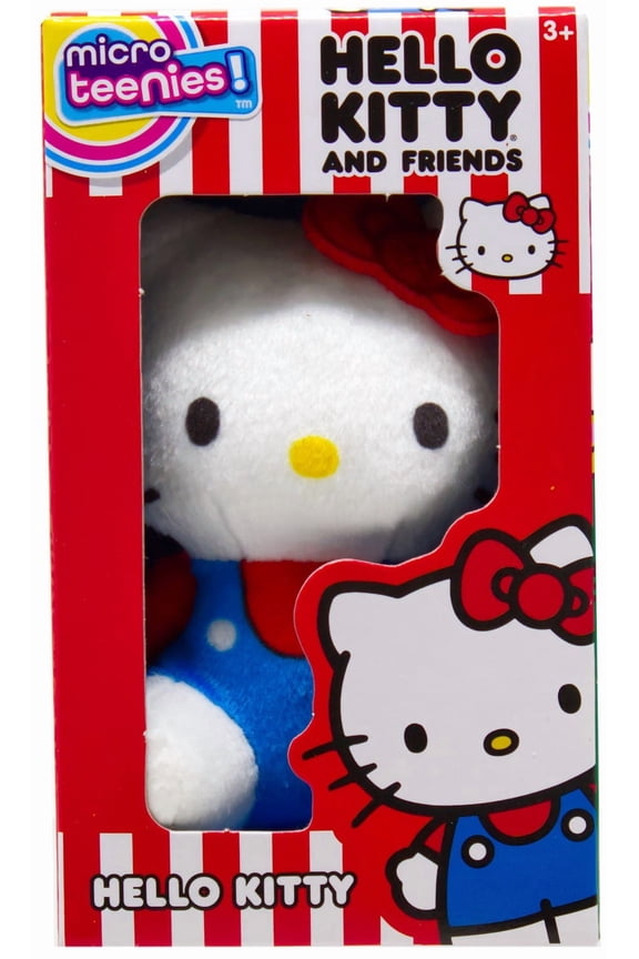 Sanrio Micro Teenies! Hello Kitty Micro Plush (Blue & Red)