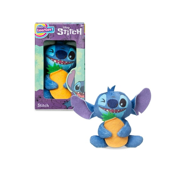 Micro Teenies - Disney Stitch with Pineapple, Micro Plush Collectible