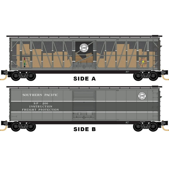 Micro-Trains MTL N-Scale 50ft Box Car Southern Pacific/SP Impact Car #200