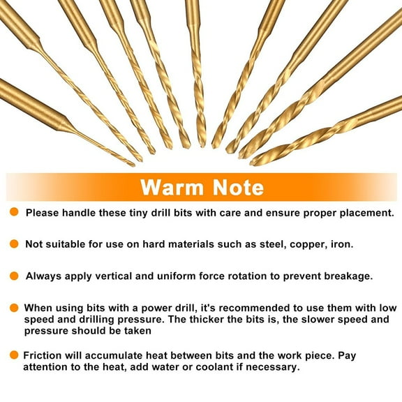 Micro-Twist Drill Bit Set - 10Pcs 0.6Mm-2.2Mm Tiny Drill Bit 2.35 Shank Hss Mini Engraving Drill Bits Hole Drilling Tool Fangkenuo