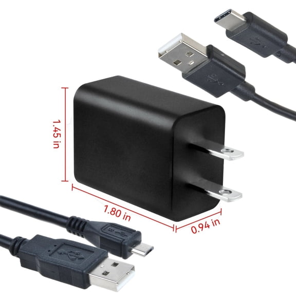 Micro USB C Charger Compatible with Kindle Paperwhite 2-12th, Oasis E-Reader,Scribe