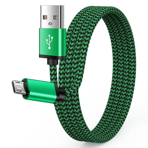 Micro USB Cable 6ft,AILKIN Micro Cable for Android Charging Cable Nylon Braided High Speed Fast Charging Cord USB Charger Android Micro Cables 6ft Charge&Sync for Samsung Galaxy
