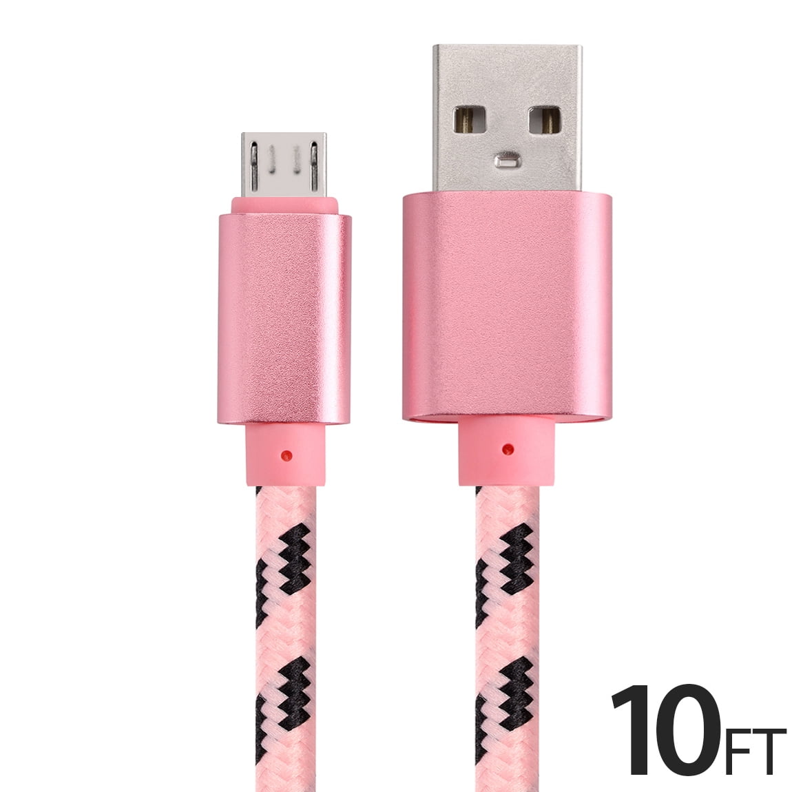 Micro USB Cable Charger for Android, FREEDOMTECH 10ft USB to Micro USB