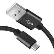 Micro USB Cable, FreedomTech 10FT Android Charger Cable Long Braided Sync and Fast Charging Cord Compatible with Samsung Galaxy S7 S6 Edge+, Android Phones, HTC, Motorola, Nokia, MP3, Tablet and more