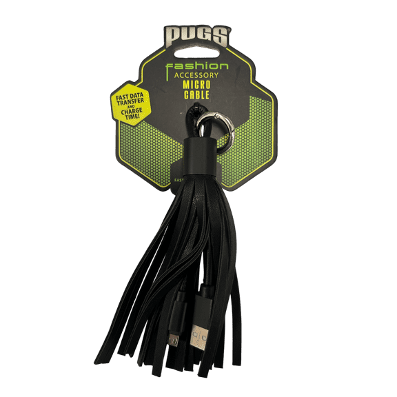 Micro USB Cable, Stylish Designs for Charging, Data Transfer, Durable Keychain, Bracelet Styles, Fast Sync, Portable, Fashionable Tech Accessories for On the Go Connection, Black
