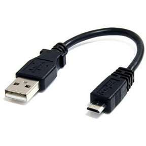 Micro USB Cable USB 2.0 A-Male to Micro B Cable Fast Charging Cord High Speed USB Durable Android Charger Cable (2 Pack, 8.5in)