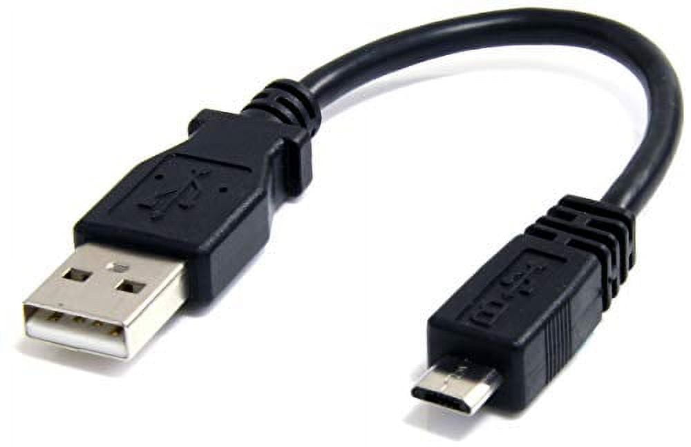 Micro USB Cable USB 2.0 A-Male to Micro B Cable Fast Charging Cord High Speed USB Durable Android Charger Cable (8 Pack, 8.5in)
