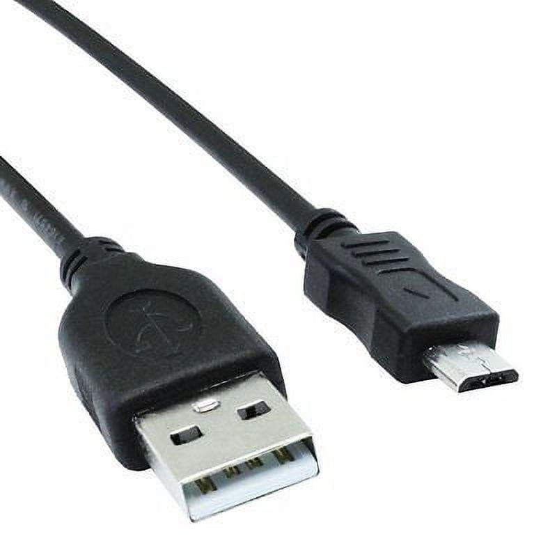 New  Basics Black 10 Feet Long USB Cable 2.0 A Male to Micro