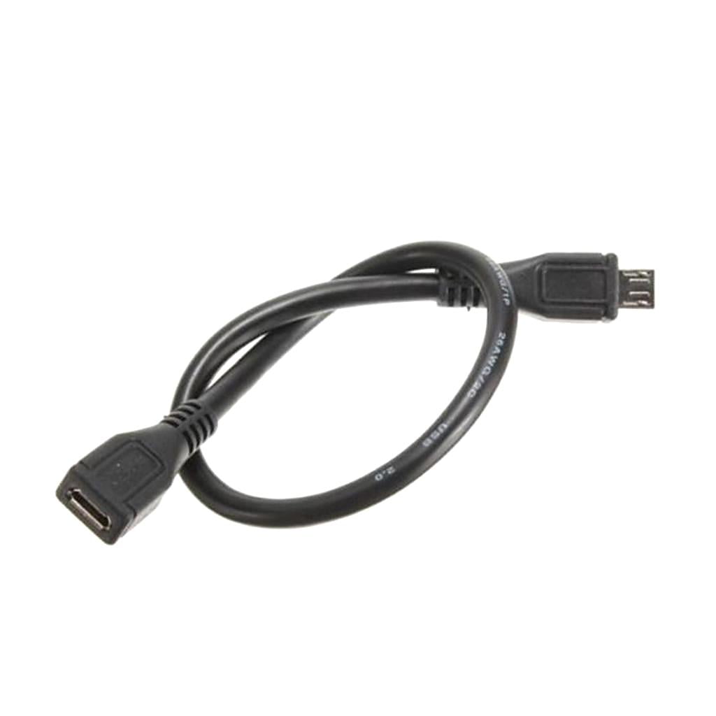 Micro USB Extension Cable Micro B USB Extension Cable, 25 CM, Micro