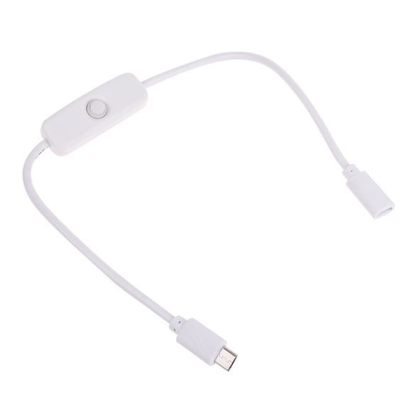 Micro USB Extension Cord with 501 On/Off Switch for and Other Micro USB Powered Devices