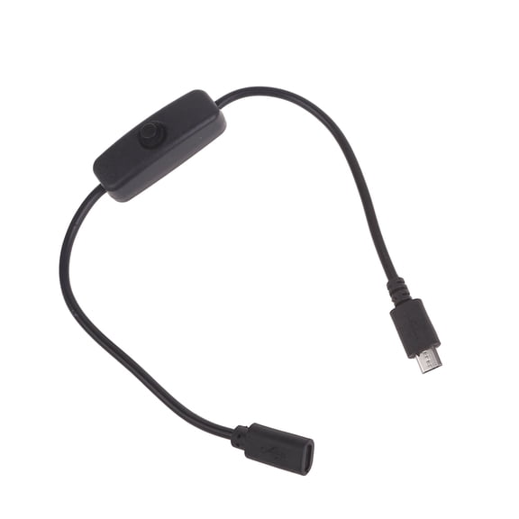 Micro USB Extension Cord with 501 On/Off Switch for and Other Micro USB Powered Devices