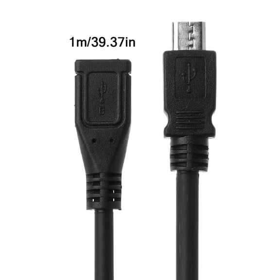 Micro USB Female to Male Data Sync Extension Cable Cord for for Android Mobile Phone Tablet