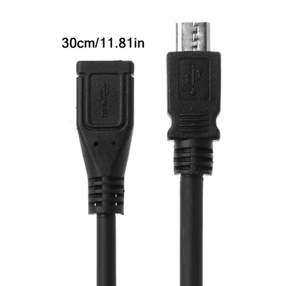 Micro USB Female to Male Data Sync Extension Cable Cord for for Huawei