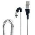 thumbnail image 1 of Micro USB Fish Tail Spring Durable Cable Data Fast Charging For Android Phone, 1 of 3