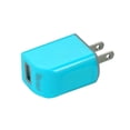 thumbnail image 1 of Micro Usb 1 Amp Portable Micro Travel Adapter R With Cable In Blue, 1 of 4