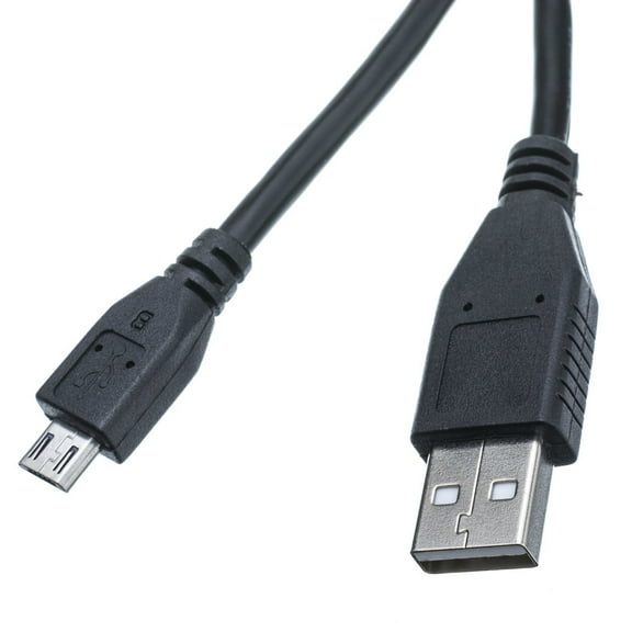 Micro Usb 2.0 Cable, Black, Type A Male - Micro-B Male, 1.5 Foot