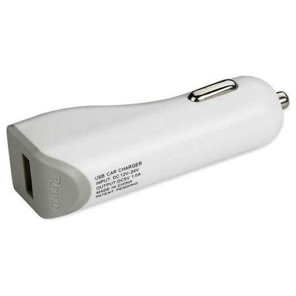 Micro Usb Car R With Data Usb Cable In White