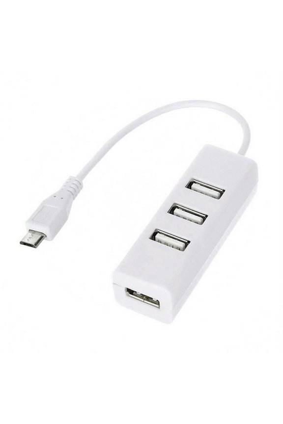 Micro Usb To 4 Port Otg Hub High Speed Multi Splitter Extender Mobile C3U3