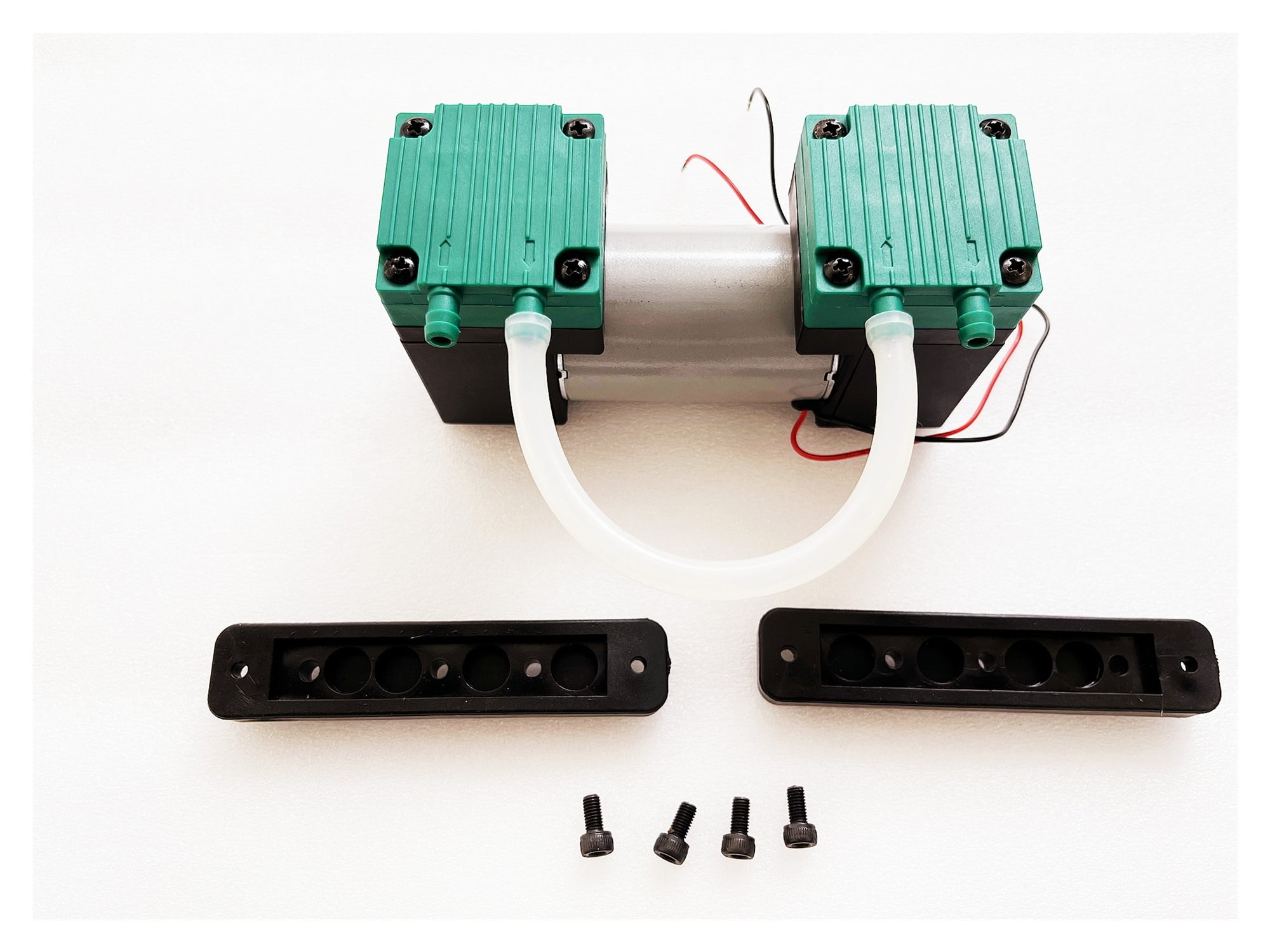 Micro Vacuum Pump Electric Pump Silent Small Air Pump Double Heads Diaphragm Pump 20L/MIN SY-020