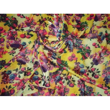 Micro Velvet Digital Print Fabric 44quot; Wide [8265]