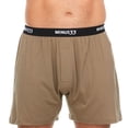 thumbnail image 1 of Woolverino - Men's Merino Wool Microweight Boxer Shorts - 499 Tan - Medium, 1 of 3