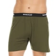 thumbnail image 1 of Woolverino - Men's Merino Wool Microweight Boxer Shorts - Olive Drab - Small, 1 of 5