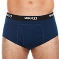 thumbnail image 1 of Men's Microweight Woolverino Brief - Navy Blue - Small, 1 of 4