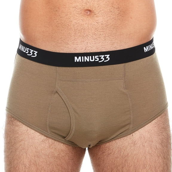 Men's Microweight Woolverino Brief - Tan 499 - 2X-Large