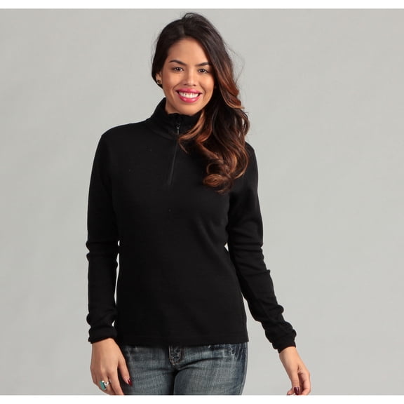 Microweight Women's Wool 1/4-Zip - Woolverino