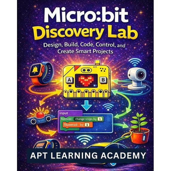 Micro: bit Discovery Lab: Design, Build, Code, Control, and Create Smart Projects, (Paperback)
