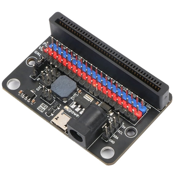 Micro bit Expansion Board for Enhanced Connectivity and Versatile Power Options Ideal for Students and Makers