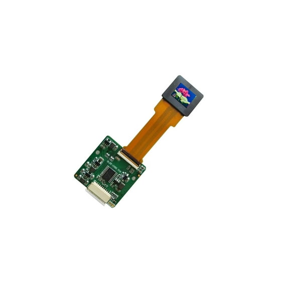 Micro oled display 0.5 inch full color oled micro display with 1280(RGB)x960 1000CD/M2 60Hz , with CVBS Adapter controller board and optics module for consumer AR glasses and the metaverse