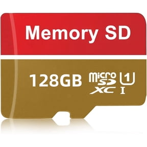 128GB Memory Card TF Card High Quality Class 10,128GB Micro Sd Card TF Card with Adapter, microSDXC U3 Class 10 Memory Card for Nintendo Switch Camera Phone Drone Red/Gold