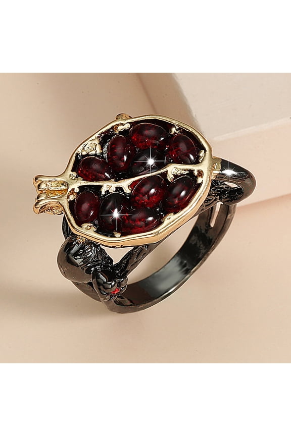 Micro-set Ring Exaggerated Tree And Vine Ring