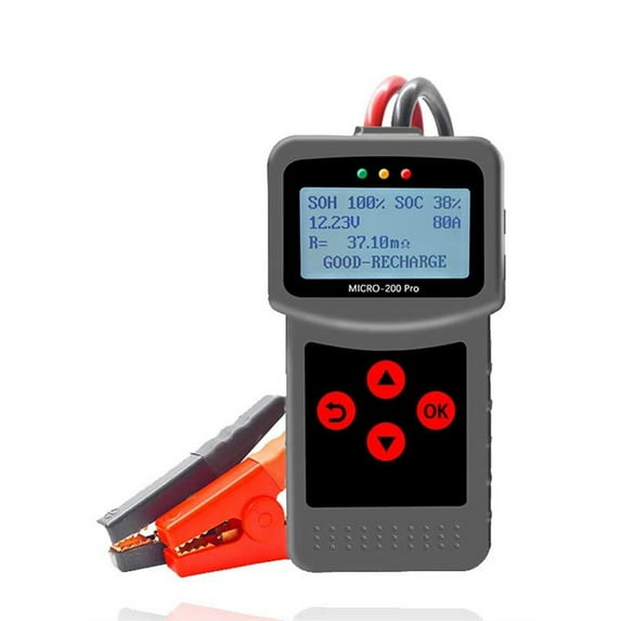 Micro200 Pro Car Battery Tester 12V 40-2000CCA Lead Acid Battery Analyzer Cranking Test Charging Test Diagnostic Tool ,Precise Measurements