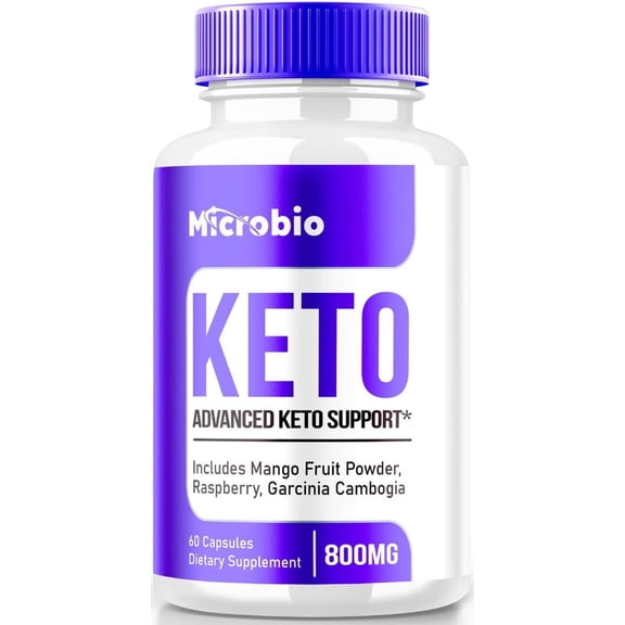 MicroBio Keto ACV Pills, Keto Plus ACV Capsules, All-Natural Supplement, Apple Cider Vinegar Formula, Official Micro Bio Reviews (60 Capsules)