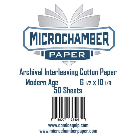 MicroChamber Interleaving Archival Paper for Comic Books Modern Size 50 Sheets
