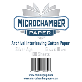 MicroChamber Interleaving Archival Paper for Comic Books Silver Size 100 Sheets
