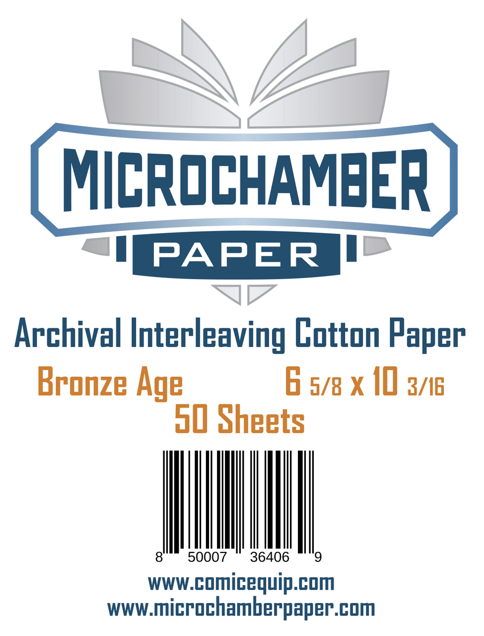 MicroChamber Interleaving Archival Paper for Comic Books Bronze Size 50 ...