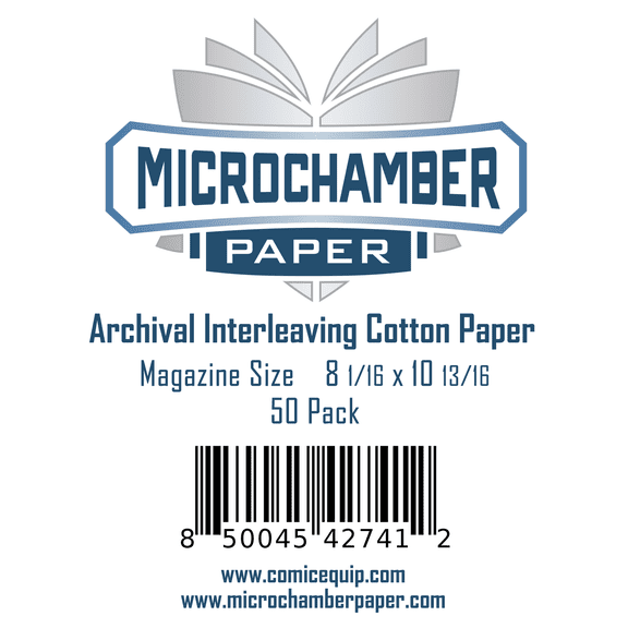 MicroChamber Interleaving Cotton Paper Magazine Size 50 Sheets 8-1/16" x 10-13/16"