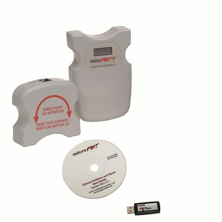 MicroFET6 dual spinal inclinometer, wireless with clinical software package